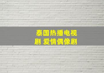 泰国热播电视剧 爱情偶像剧